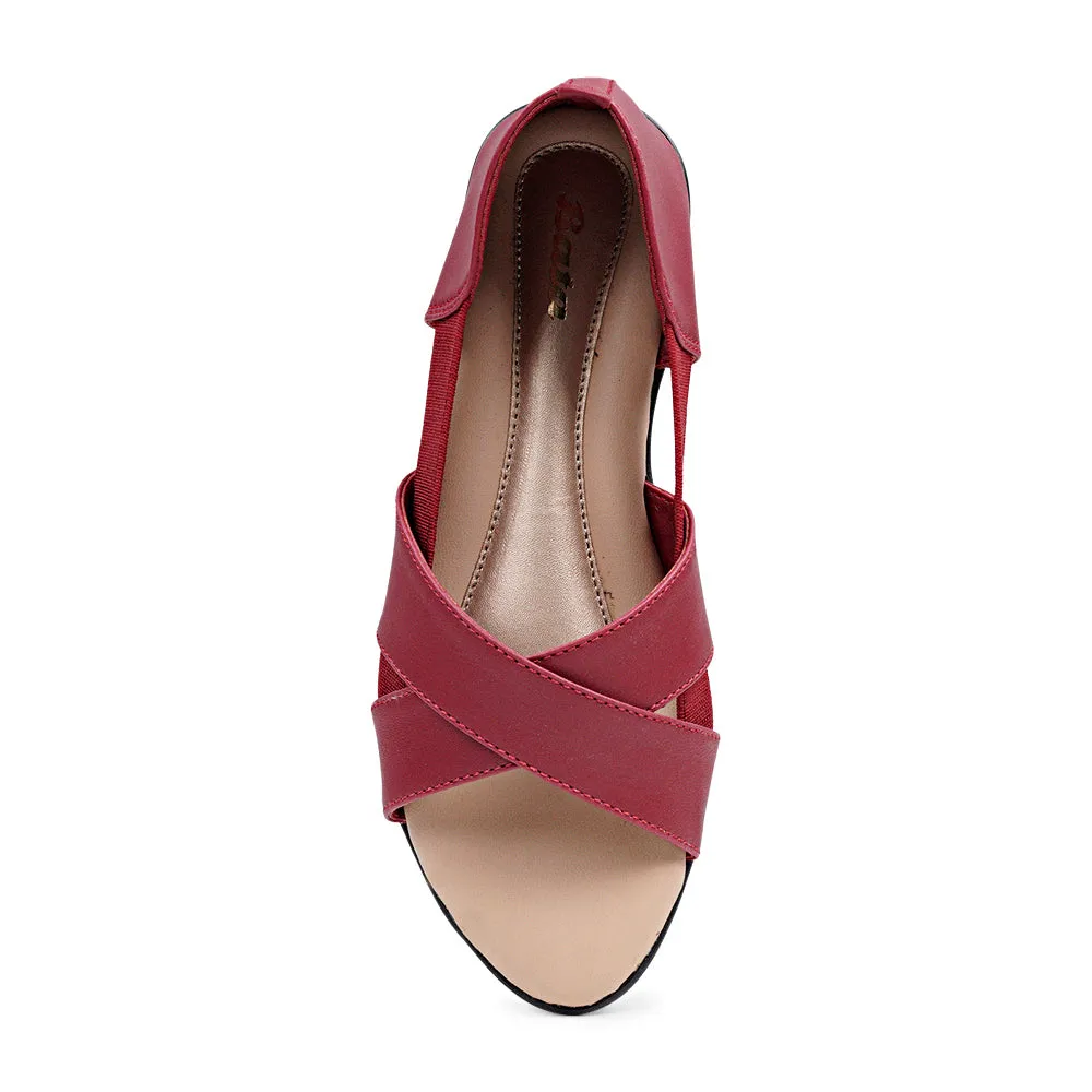 Bata Laboni Womens Flat Sandals - Elegant & Comfortable