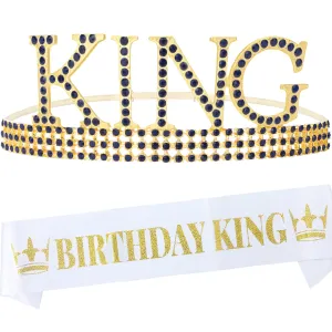 Birthday Crown for Boys,Birthday King Crown,King Crowns for Boys,Happy Birthday Crown