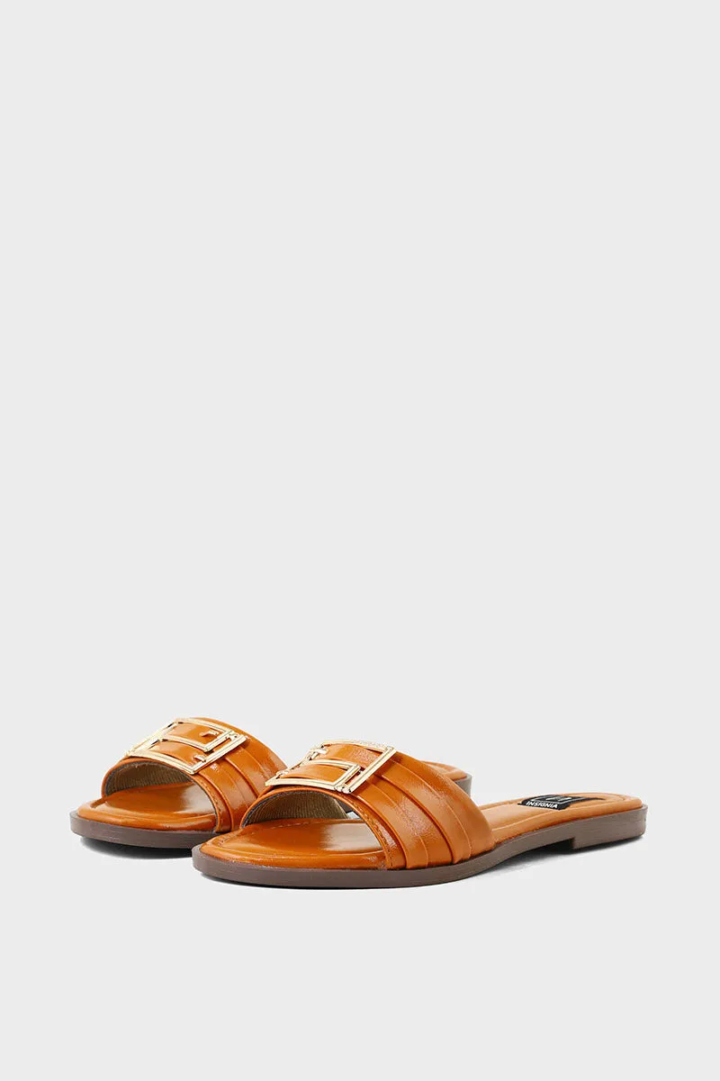 Stylish Tan Slip-On Shoe - Casual, Easy to Wear IC0028