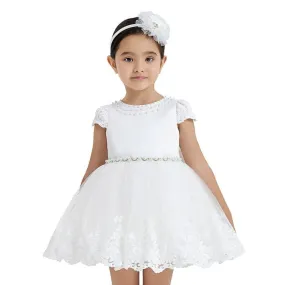 Girls Formal Lacy Heart Dress - Stylish and Elegant