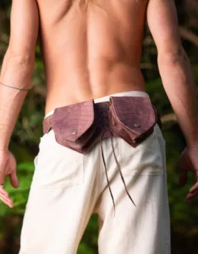 Leaf 4 Pockets Belt for Men