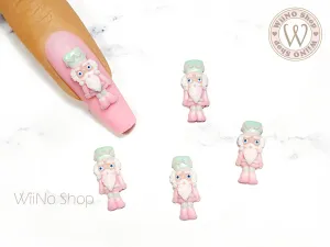 Pastel Nutcracker 3D Handmade Nail Art Charm - 2 pcs