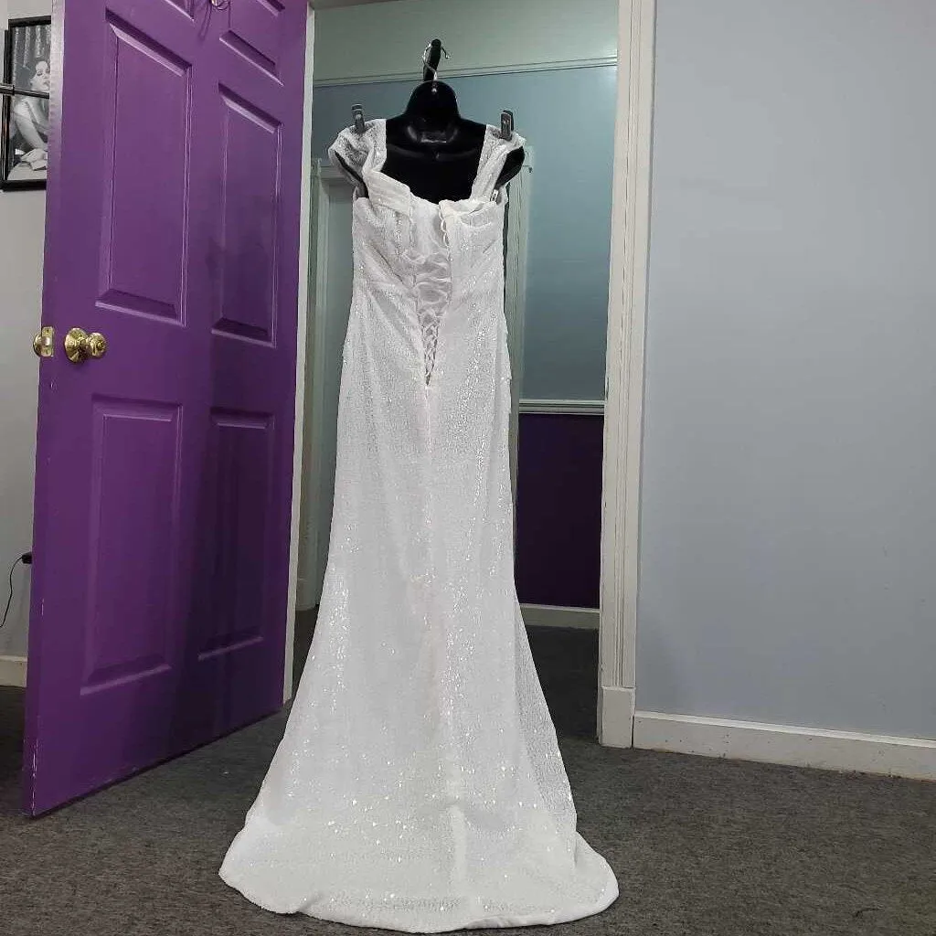 Elegant Formal Wedding Dress Size 12/14